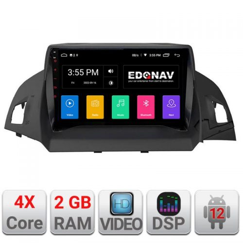 VPX Navigatie dedicata Edonav Ford Kuga 2013-2017 A-362 Ecran Qled,2Gb Ram,32Gb Hdd,USB,Bluetooth,Wifi