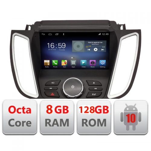 VPX Navigatie dedicata Edonav Ford Kuga 2015-2020 SYNC2 si SYNC3,Octacore,8Gb RAM,128Gb Hdd,4G,Qled,360,DSP,GPS,Carplay Kit