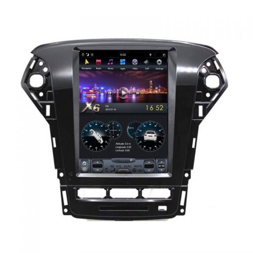 VPX Navigatie dedicata Edonav Ford Mondeo 2011-2013 T229 Android GPS Bluetooth Radio Internet procesor Six Core si ecran tip Tesla