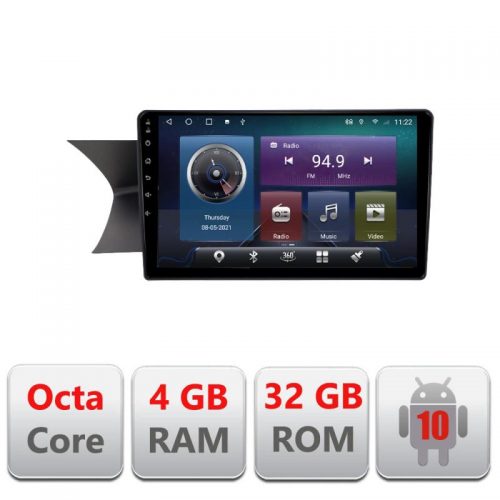 VPX Navigatie dedicata Edonav Mercedes C W204 NTG4.5 2012-2015,QLED,Octacore,4 Gb RAM,32 Gb Hdd,360,4G,DSP,GPS,Bluetooth 4+32 Kit-w204