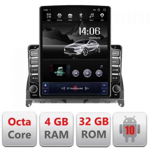 VPX Navigatie dedicata Edonav Mercedes W204 2008-2012 G-W204 ecran Tesla 9.7″ QLED,Octacore,4Gb RAM,32Gb Hdd,4G,Qled,360,DSP,GPS,Carplay