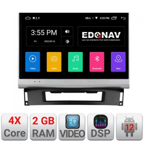 VPX Navigatie dedicata Edonav Opel Astra J Quad Core A-072 Ecran Qled,2Gb Ram,32Gb Hdd,USB,Bluetooth,Wifi