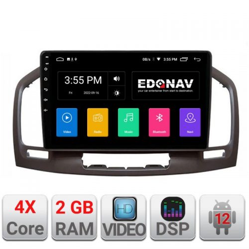 VPX Navigatie dedicata Edonav Opel Insignia 2009-2013 A-114 Ecran Qled,2Gb Ram,32Gb Hdd,USB,Bluetooth,Wifi
