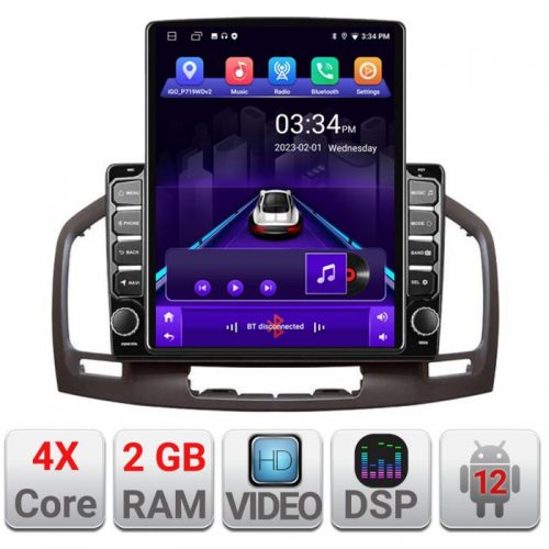 VPX Navigatie dedicata Edonav Opel Insignia 2009-2013 K-114 ecran Tesla 9.7″ QLED,2Gb RAM,32Gb Hdd,DSP,GPS,Bluetooth