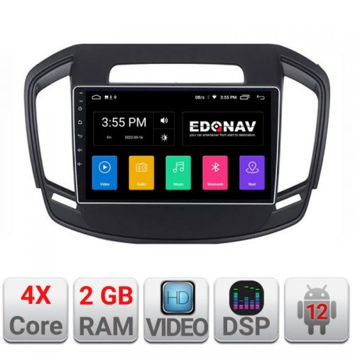 VPX Navigatie dedicata Edonav Opel Insignia A-338 Ecran Qled,2Gb Ram,32Gb Hdd,USB,Bluetooth,Wifi