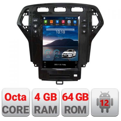 VPX Navigatie dedicata Edonav tip Tesla Ford Mondeo 2007-2010,Qled 9.7″,Octacore,4Gb RAM,64Gb Hdd,4G,DSP,Carplay,Bluetooth