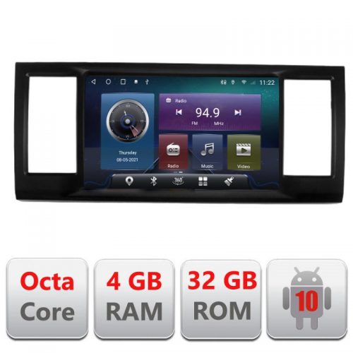 VPX Navigatie dedicata Edonav VW Caravelle 2015- C-caravelle,QLED,Octacore,4 Gb RAM,32 Gb Hdd,360,4G,DSP,GPS,Bluetooth