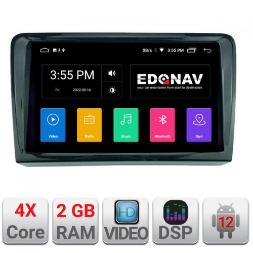 VPX Navigatie dedicata Edonav VW PQB A-VW Ecran Qled,2Gb Ram,32Gb Hdd,USB,Bluetooth,Wifi