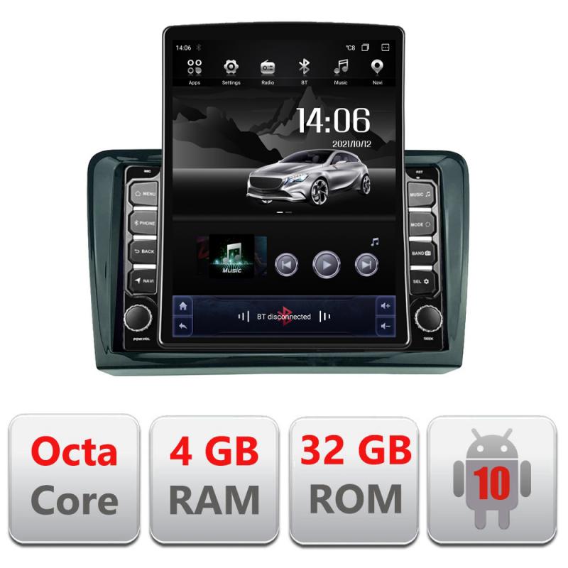 Navigatie dedicata Edonav VW PQB H-vw ecran tip TESLA 9.7" Android Radio Bluetooth Internet GPS WIFI 4+32GB DSP 4G Octa Core