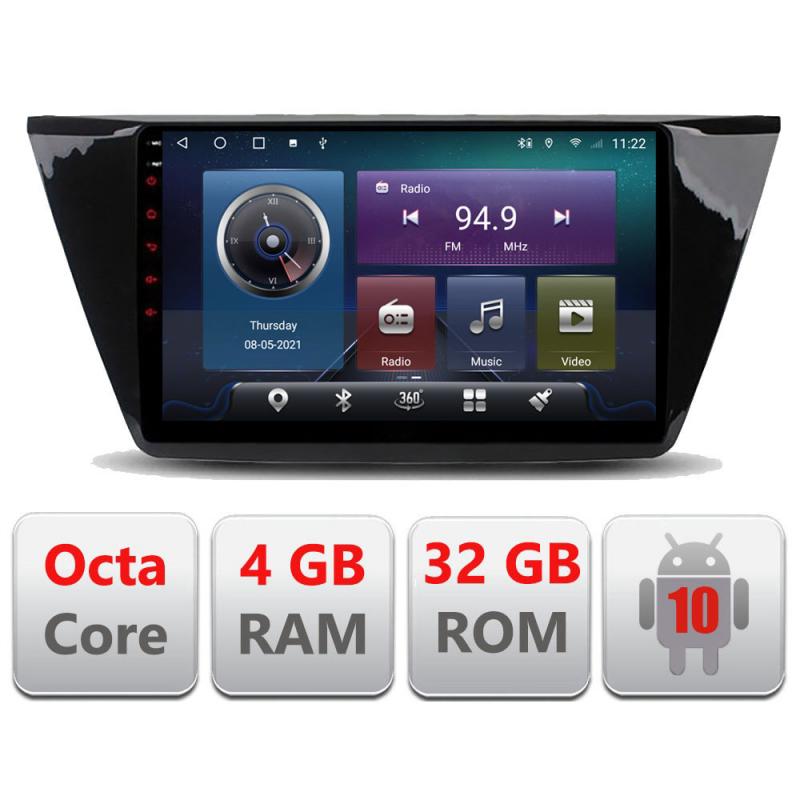 Navigatie dedicata Edonav VW Tiguan 2016- C-5883,QLED,Octacore,4 Gb RAM,32 Gb Hdd,360,4G,DSP,GPS,Bluetooth