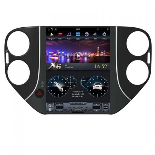 VPX Navigatie dedicata Edonav VW Tiguan T489-6CORE Android GPS Bluetooth Radio Internet procesor Six Core si ecran tip Tesla
