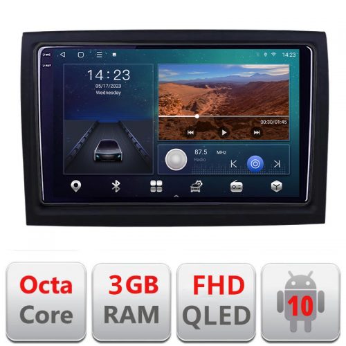 VPX Navigatie dedicata Fiat ducato 2006- B-DUCATO Android Ecran QLED octa core 3+32 carplay android auto KIT-ducato+EDT-E309V3