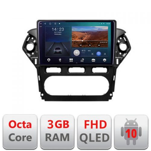 VPX Navigatie dedicata Ford Mondeo 2010-2014 B-MONDEO-CLIMA Android Ecran QLED octa core 3+32 carplay android auto KIT-MONDEO-CLIMA+EDT-E310V3