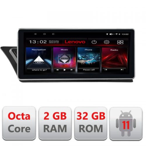 VPX Navigatie dedicata Lenovo Audi Q5 2008-2016 NON-MMI D-Q5, Octacore Qualcomm, 2Gb RAM, 32Gb Hdd, 4G, Qled, DSP, Carplay, Bluetooth
