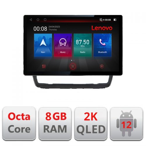 VPX Navigatie dedicata Lenovo BMW Seria 1 E87 N-BMW117, Ecran 2K QLED 13″,Octacore,8Gb RAM,128Gb Hdd,4G,360,DSP,Carplay,Bluetooth