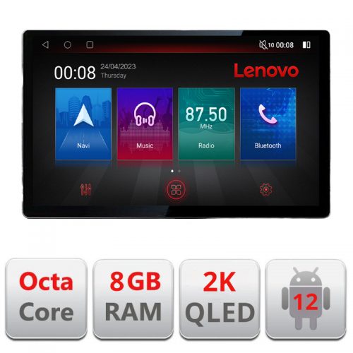 VPX Navigatie dedicata Lenovo BMW Seria 3 E90 N-095, Ecran 2K QLED 13″,Octacore,8Gb RAM,128Gb Hdd,4G,360,DSP,Carplay,Bluetooth