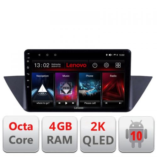 VPX Navigatie dedicata Lenovo BMW X1 E84 L-219, Octacore, 4Gb RAM, 64Gb Hdd, 4G, QLED 2K, DSP, Carplay, Bluetooth