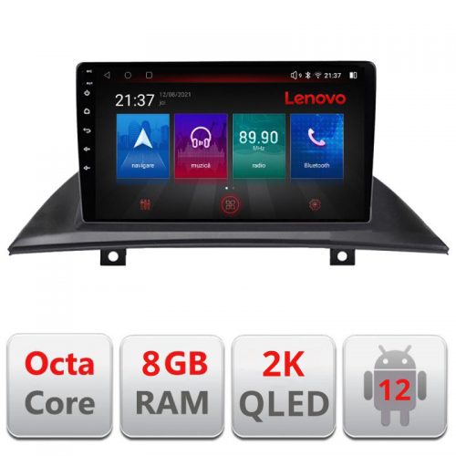 VPX Navigatie dedicata Lenovo BMW X3 2004-2012 M-083 Octacore, 8 Gb RAM, 128 Gb Hdd, 4G, Qled 2K, DSP, Carplay AA, 360,Bluetooth