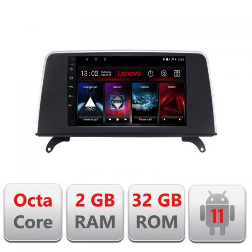 VPX Navigatie dedicata Lenovo BMW X5 X6 2007-2009 CCC, Octacore Qualcomm, 2Gb RAM, 32Gb Hdd, 4G, Qled, DSP, Carplay, Bluetooth