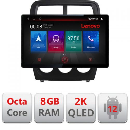 VPX Navigatie dedicata Lenovo Dodge Caliber 2010-2012 N-CALIBER, Ecran 2K QLED 13″,Octacore,8Gb RAM,128Gb Hdd,4G,360,DSP,Carplay,Bluetooth