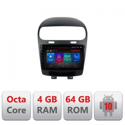 VPX Navigatie dedicata Lenovo Fiat Freemont Dodge Journey 2012-2019 , Octacore, 4Gb RAM, 64Gb Hdd, 4G, Qled, 360, DSP, Carplay,Bluetooth