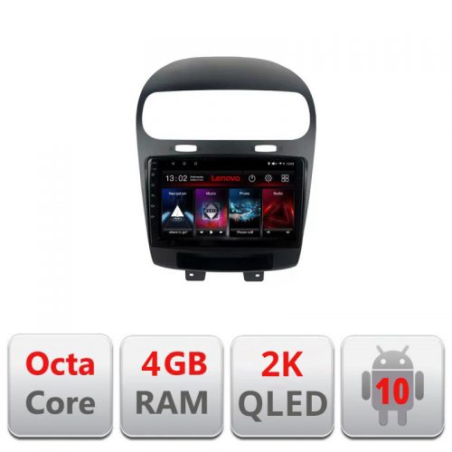 VPX Navigatie dedicata Lenovo Fiat Freemont Dodge Journey 2012-2019, Octacore, 4Gb RAM, 64Gb Hdd, 4G, QLED 2K, DSP, Carplay, Bluetooth