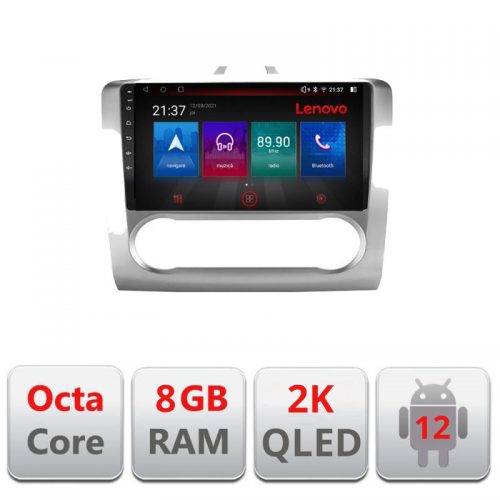 VPX Navigatie dedicata Lenovo Ford Focus 2 Automat M-140-automatic Octacore, 8 Gb RAM, 128 Gb Hdd, 4G, Qled 2K, DSP, Carplay AA, 360,Bluetooth0