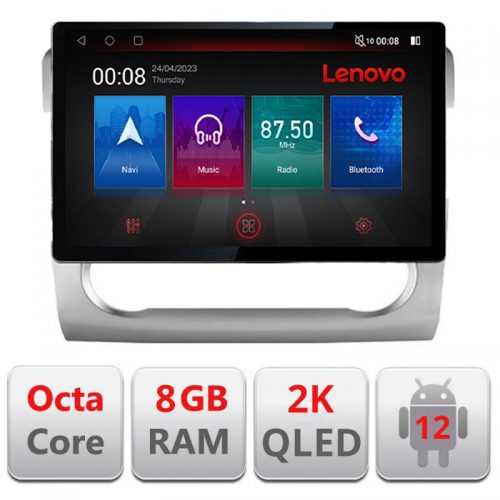 VPX Navigatie dedicata Lenovo Ford Focus 2 Automat N-140-automatic, Ecran 2K QLED 13″,Octacore,8Gb RAM,128Gb Hdd,4G,360,DSP,Carplay,Bluetooth