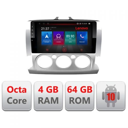 VPX Navigatie dedicata Lenovo Ford Focus 2 Manual E-140-manual, Octacore, 4Gb RAM, 64Gb Hdd, 4G, Qled, 360, DSP, Carplay,Bluetooth
