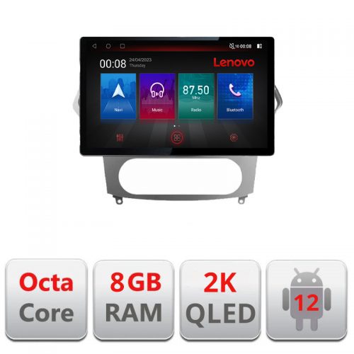 VPX Navigatie dedicata Lenovo Ford Mondeo 2006-2010 N-MONDEO-AC, Ecran 2K QLED 13″,Octacore,8Gb RAM,128Gb Hdd,4G,360,DSP,Carplay,Bluetooth