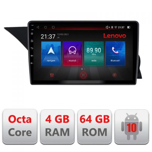 VPX Navigatie dedicata Lenovo Mercedes GLK 2012-2015 NTG4.5 E-GLK, Octacore, 4Gb RAM, 64Gb Hdd, 4G, Qled, 360, DSP, Carplay,Bluetooth
