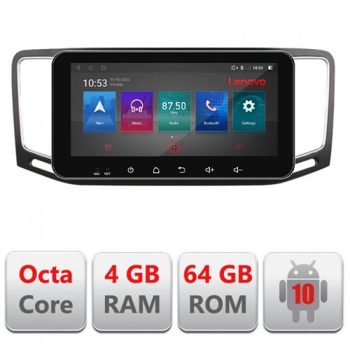 VPX Navigatie dedicata Lenovo Mercedes ML W166 NTG4.5 I-W166 4+64, Ecran QLED 10.33″, Octacore, 4Gb RAM, 64Gb Memorie, 4G, 360, DSP, Carplay,Bluetooth