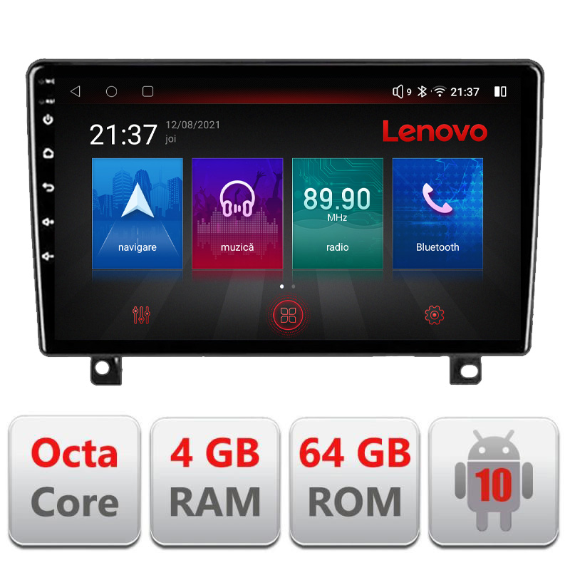 Navigatie dedicata Lenovo Opel Astra H 2006-2015 , Octacore, 4Gb RAM, 64Gb Hdd, 4G, Qled, 360, DSP, Carplay,Bluetooth