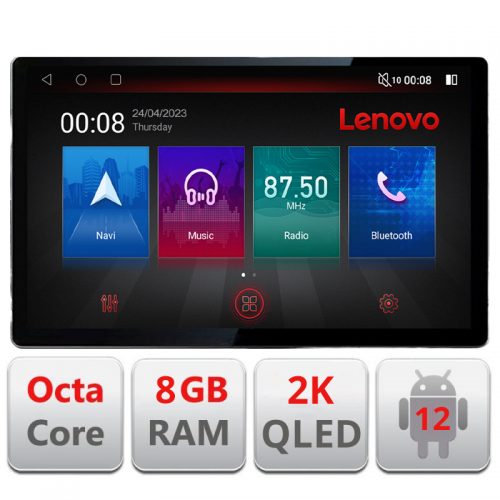 VPX Navigatie dedicata Lenovo Seat Leon 2005-2012 N-leon05, Ecran 2K QLED 13″,Octacore,8Gb RAM,128Gb Hdd,4G,360,DSP,Carplay,Bluetooth