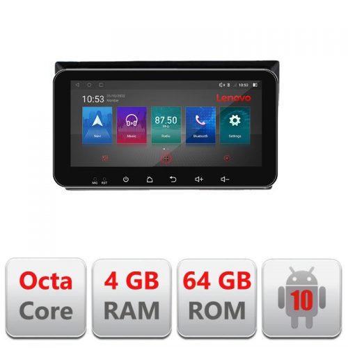 VPX Navigatie dedicata Lenovo VW Beetle 2012-2018 I-beetle 4+64, Ecran QLED 10.33″, Octacore, 4Gb RAM, 64Gb Memorie, 4G, 360, DSP, Carplay,Bluetooth