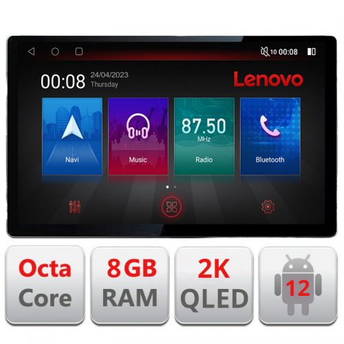 VPX Navigatie dedicata Lenovo VW Golf6 2009-2013 N-GOLF6, Ecran 2K QLED 13″,Octacore,8Gb RAM,128Gb Hdd,4G,360,DSP,Carplay,Bluetooth