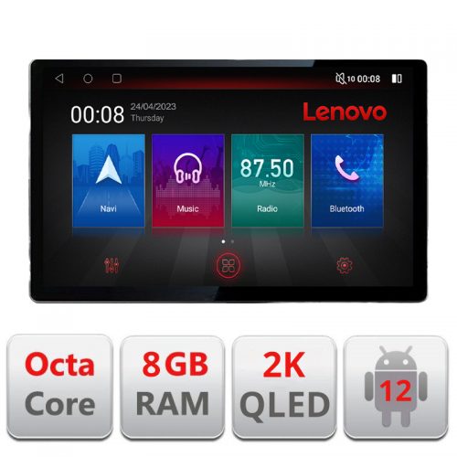 VPX Navigatie dedicata Lenovo VW Passat 2009-2014 N-267, Ecran 2K QLED 13″,Octacore,8Gb RAM,128Gb Hdd,4G,360,DSP,Carplay,Bluetooth