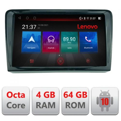 VPX Navigatie dedicata Lenovo VW PQB E-VW, Octacore, 4Gb RAM, 64Gb Memorie, 4G, Qled, 360, DSP, Carplay,Bluetooth