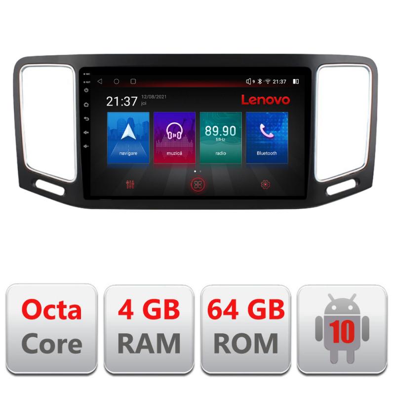 Navigatie dedicata Lenovo VW Sharan 2011-2020 E-SHARAN, Octacore, 4Gb RAM, 64Gb Hdd, 4G, Qled, 360, DSP, Carplay,Bluetooth