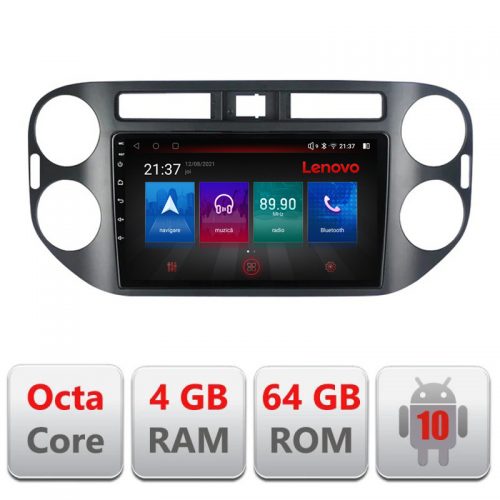 VPX Navigatie dedicata Lenovo VW Tiguan 2009-2015 , Octacore, 4Gb RAM, 64Gb Hdd, 4G, Qled, 360, DSP, Carplay,Bluetooth