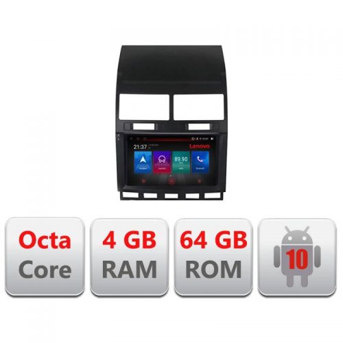 VPX Navigatie dedicata Lenovo VW Touareg 2004-2011 E-042, Octacore, 4Gb RAM, 64Gb Hdd, 4G, Qled, 360, DSP, Carplay,Bluetooth