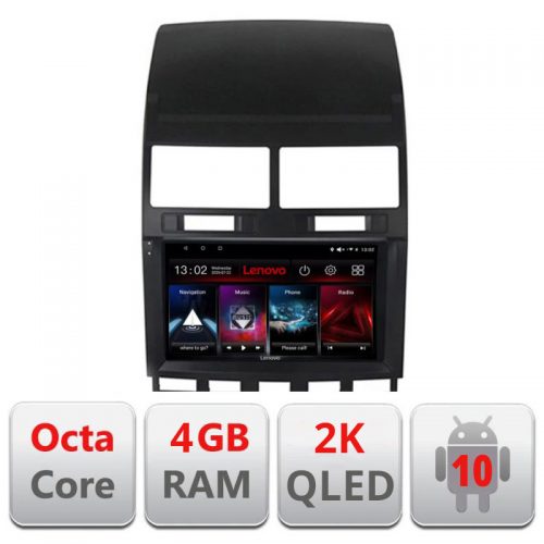 VPX Navigatie dedicata Lenovo VW Touareg 2004-2011 L-042, Octacore, 4Gb RAM, 64Gb Hdd, 4G, QLED 2K, DSP, Carplay, Bluetooth