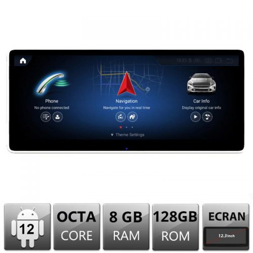 VPX Navigatie dedicata Mercedes C W204 2012-2014 NTG4.5 ecran de 12.3″ Android gps 4G 8+128 1920×720