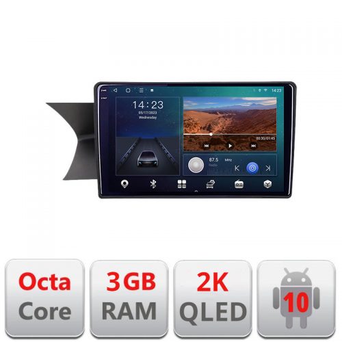 VPX Navigatie dedicata Mercedes C W204 NTG4.5 2012-2015 Android Ecran 2K QLED octa core 3+32 carplay android auto KIT-w204-N45+EDT-E309V3-2K