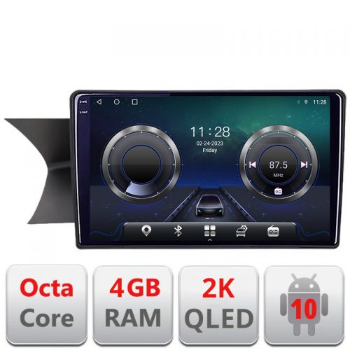 VPX Navigatie dedicata Mercedes C W204 NTG4.5 2012-2015 Android Octa Core Ecran 2K QLED GPS 4G 4+32GB 360 KIT-w204-N45+EDT-E409-2K
