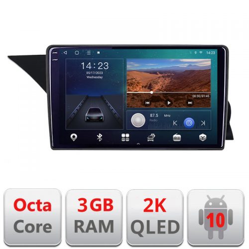 VPX Navigatie dedicata Mercedes GLK 2012-2015 NTG4.5 B-GLK Android Ecran 2K QLED octa core 3+32 carplay android auto KIT-glk+EDT-E309V3-2K