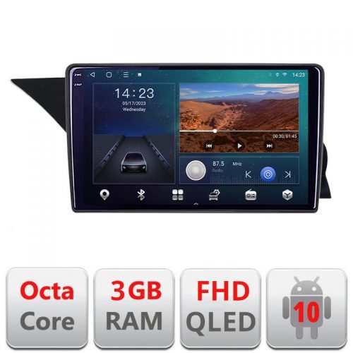 VPX Navigatie dedicata Mercedes GLK 2012-2015 NTG4.5 B-GLK Android Ecran QLED octa core 3+32 carplay android auto KIT-glk+EDT-E309V3
