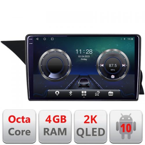 VPX Navigatie dedicata Mercedes GLK 2012-2015 NTG4.5 C-GLK Android Octa Core Ecran 2K QLED GPS 4G 4+32GB 360 KIT-glk+EDT-E409-2K