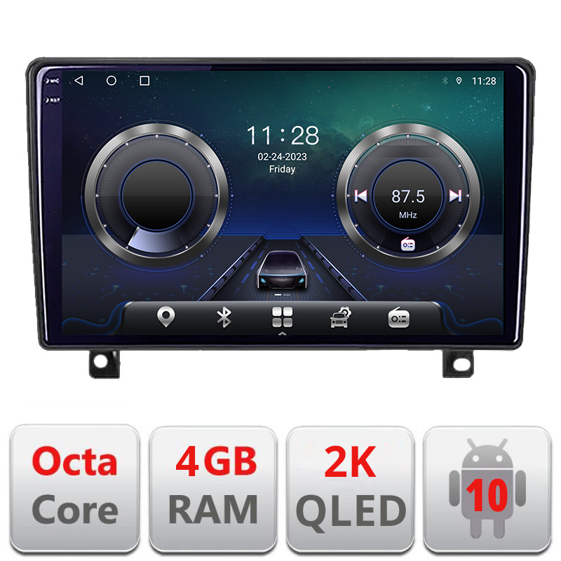 Navigatie dedicata Opel Astra H 2006-2015 Android Octa Core Ecran 2K QLED GPS 4G 4+32GB 360 kit-astra-h+EDT-E409-2K