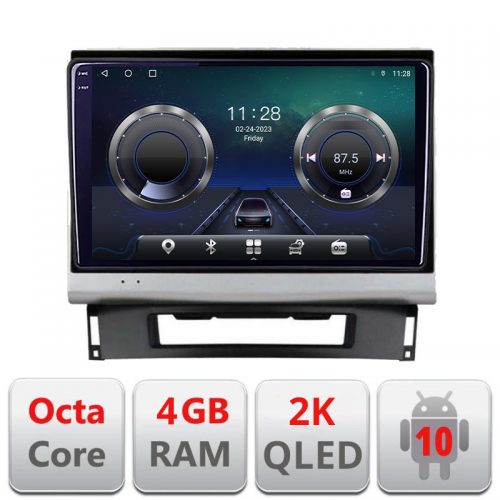 VPX Navigatie dedicata Opel Astra J C-072 Android Octa Core Ecran 2K QLED GPS 4G 4+32GB 360 KIT-072+EDT-E409-2K